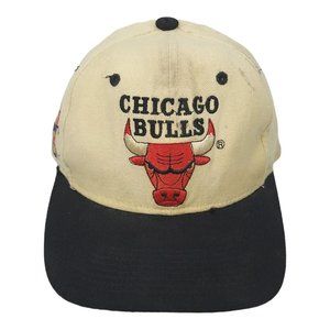 Vintage Chicago Bulls Sports Specialties Back Script Fitted 7 3/8 Hat Cap Wool